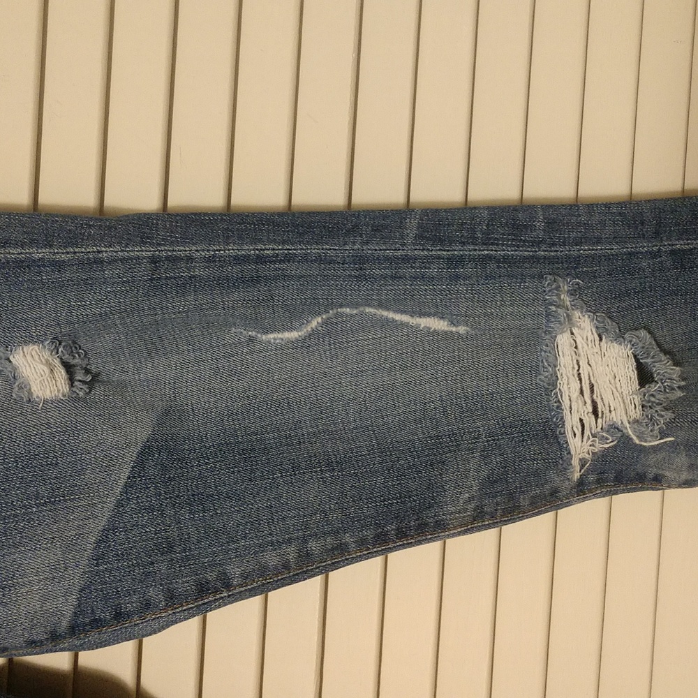 AG Adriano Goldschmied Premiere Skinny Straight Distressed Jeans Size 26 - Picture 7 of 12